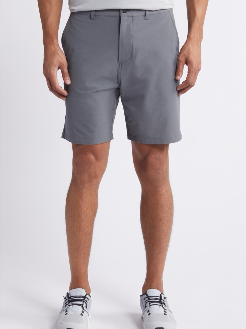Free Fly Apparel Men’s Tradewind Chino Shorts Sz 38 Slate Grey UPF 50+
